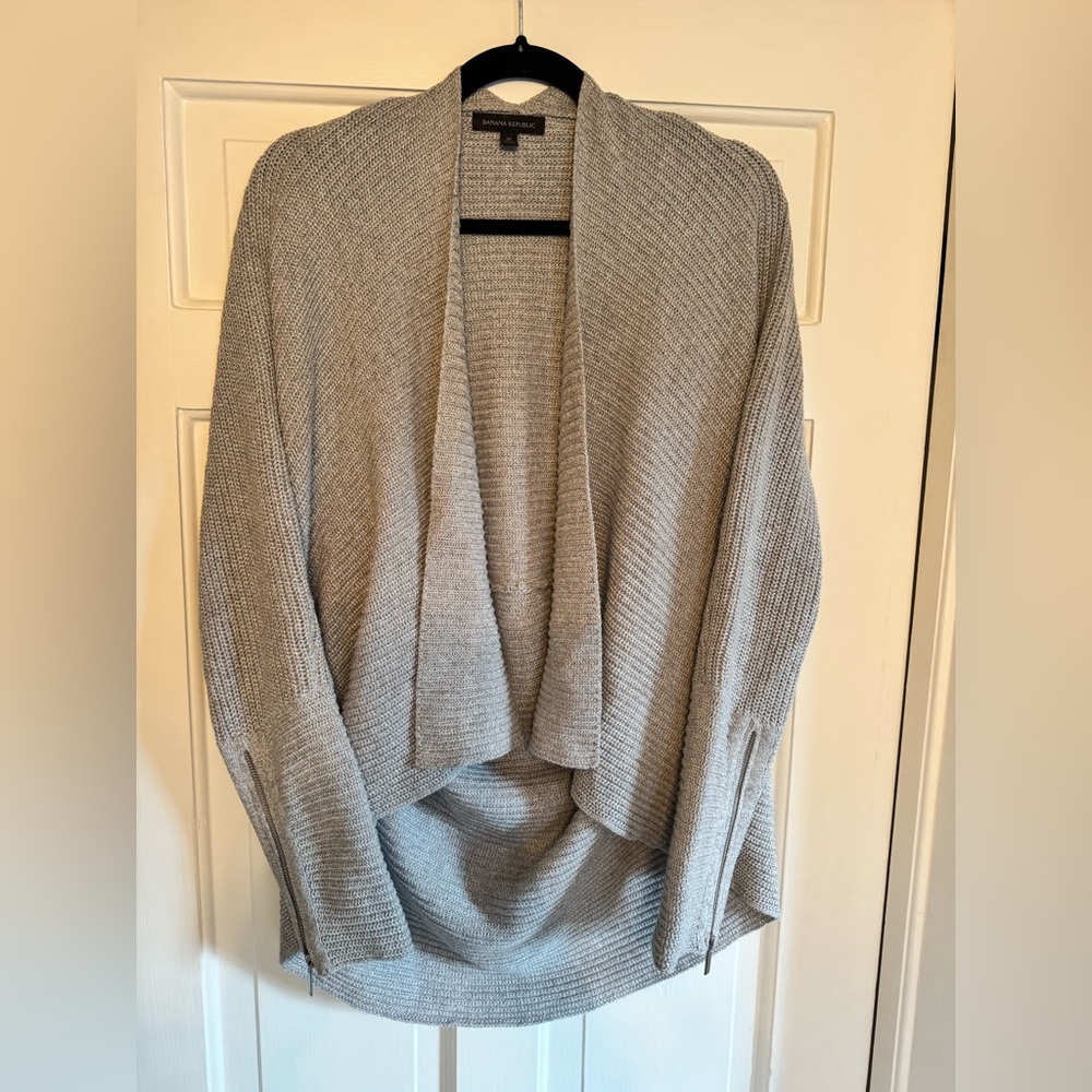 Banana Republic Light Gray Women's Cardigan